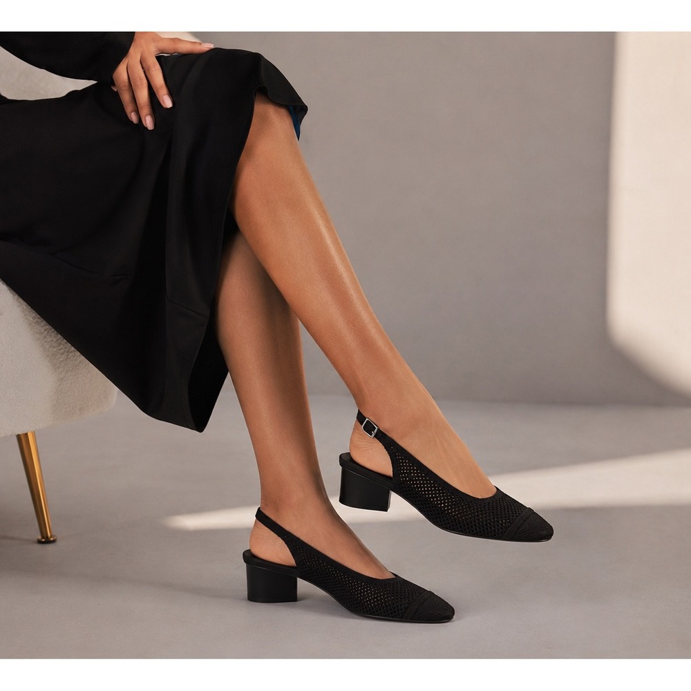 VIVAIA Sling back Sandals droplet-shaped heel adjustable Strap Shoes ‎ US/8.5